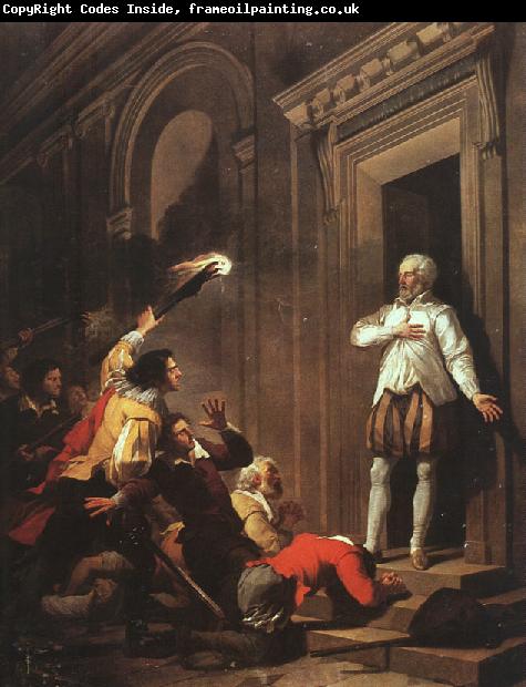 Joseph Benoit Suvee Death of Admiral de Coligny